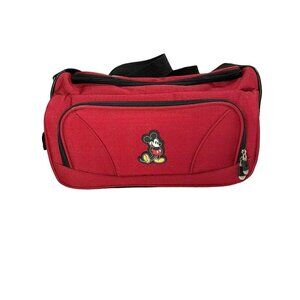 Disney Mickey Mouse Red Crossbody Messenger Weekender Laptop Bag